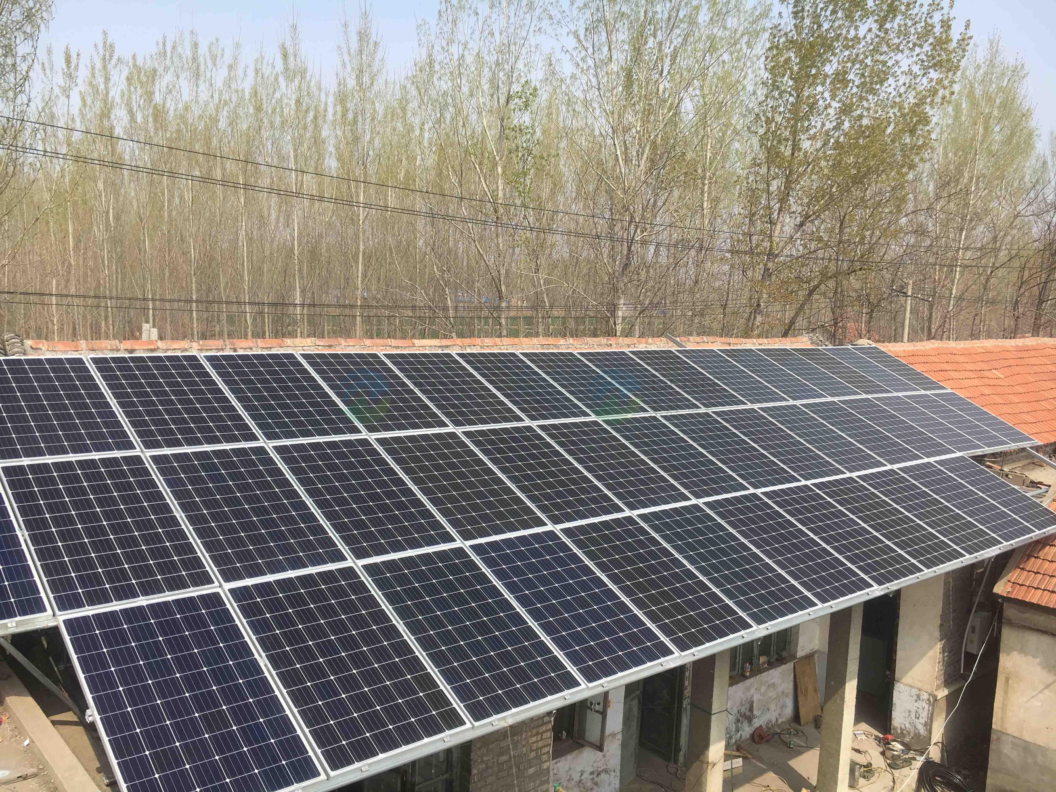 山東省西張莊鎮多村光伏電站