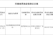 廣州番禺新華村鎮銀行被罰50萬元：違反數據報送管理規定