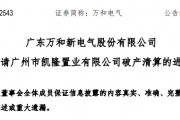 恒大集團突發大消息！母公司被萬和電氣申請破產清算，凱隆置業已進入破產程序，持有恒大地產60.29%股份