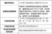 太平財險德宏中心支公司被罰24萬元：故意夸大保險事故損失程度進行虛假理賠 騙取保險金用于支付廣告費等