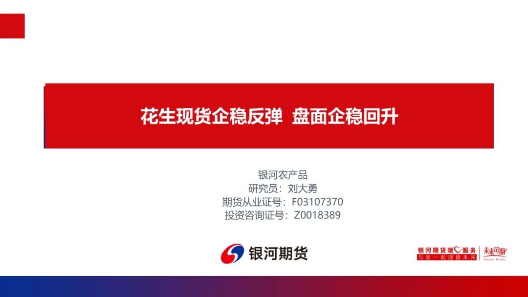【花生周報】東北產區花生止跌反彈  盤面底部反彈
