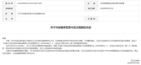 “雙罰”！老牌券商網(wǎng)點(diǎn)查舊賬？