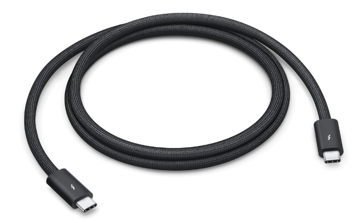 蘋果官網推出雷電 5 數據線：1 米長黑色編織、120Gb/s 傳輸，售價 69 美元