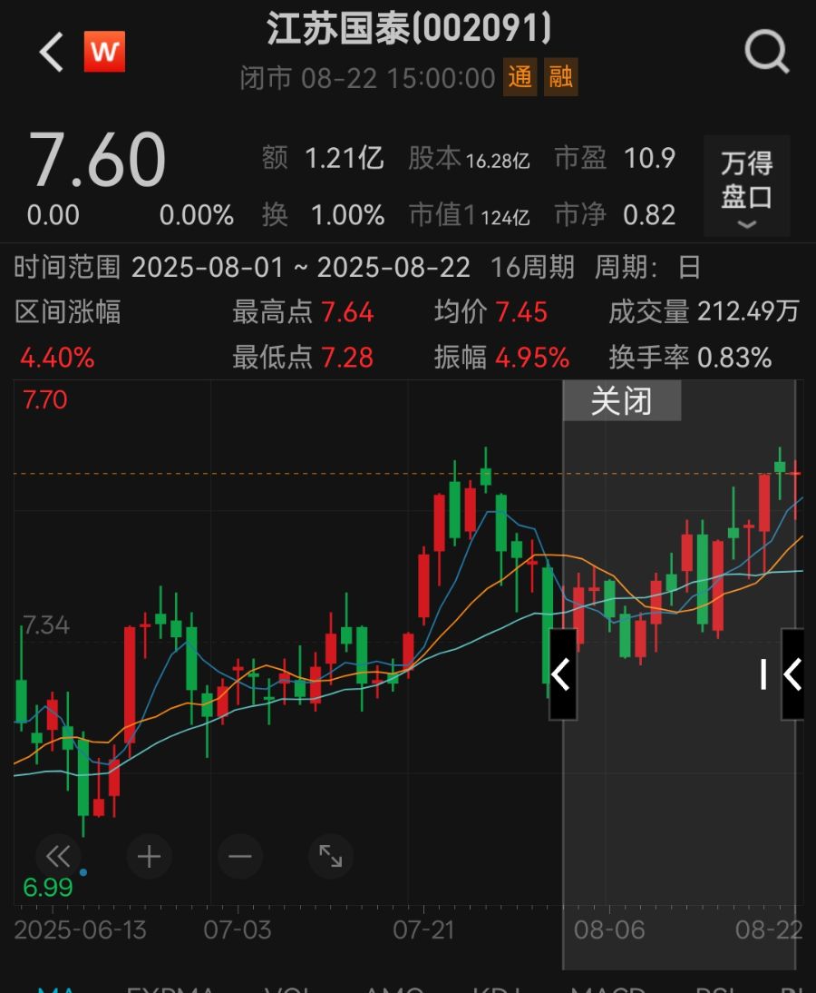 江蘇國泰擬138億元“炒股+理財”！總市值僅124億元